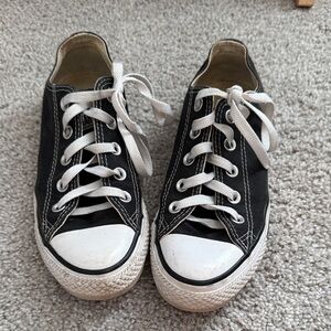 Black and White Converse Sneakers